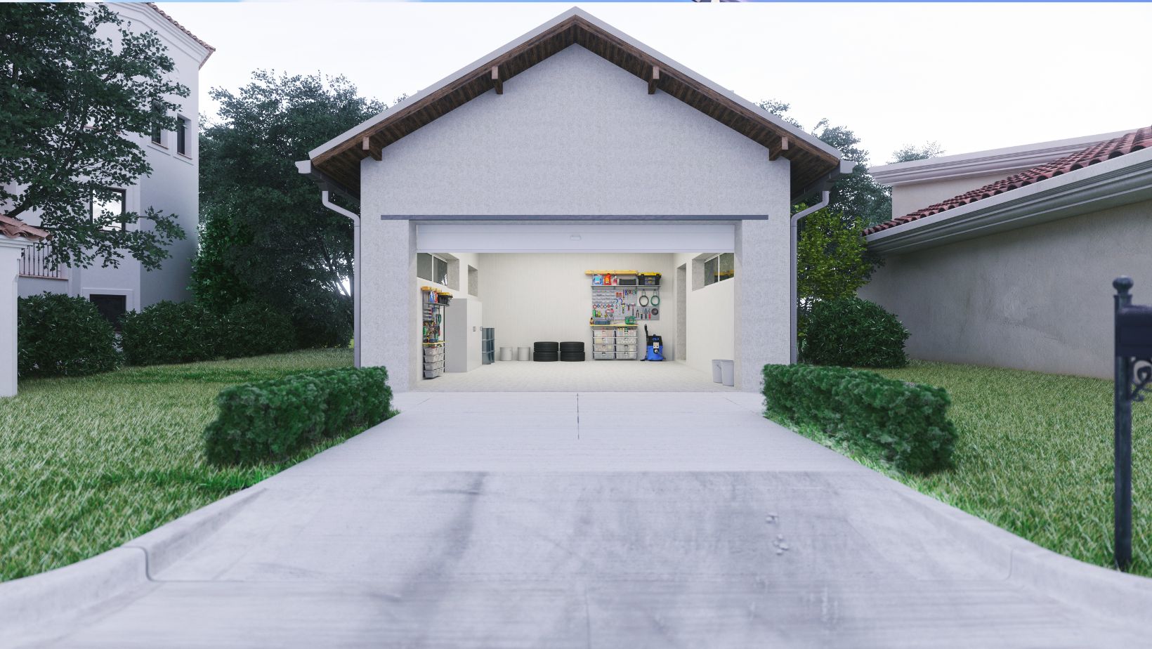 ideas for attaching garage to house