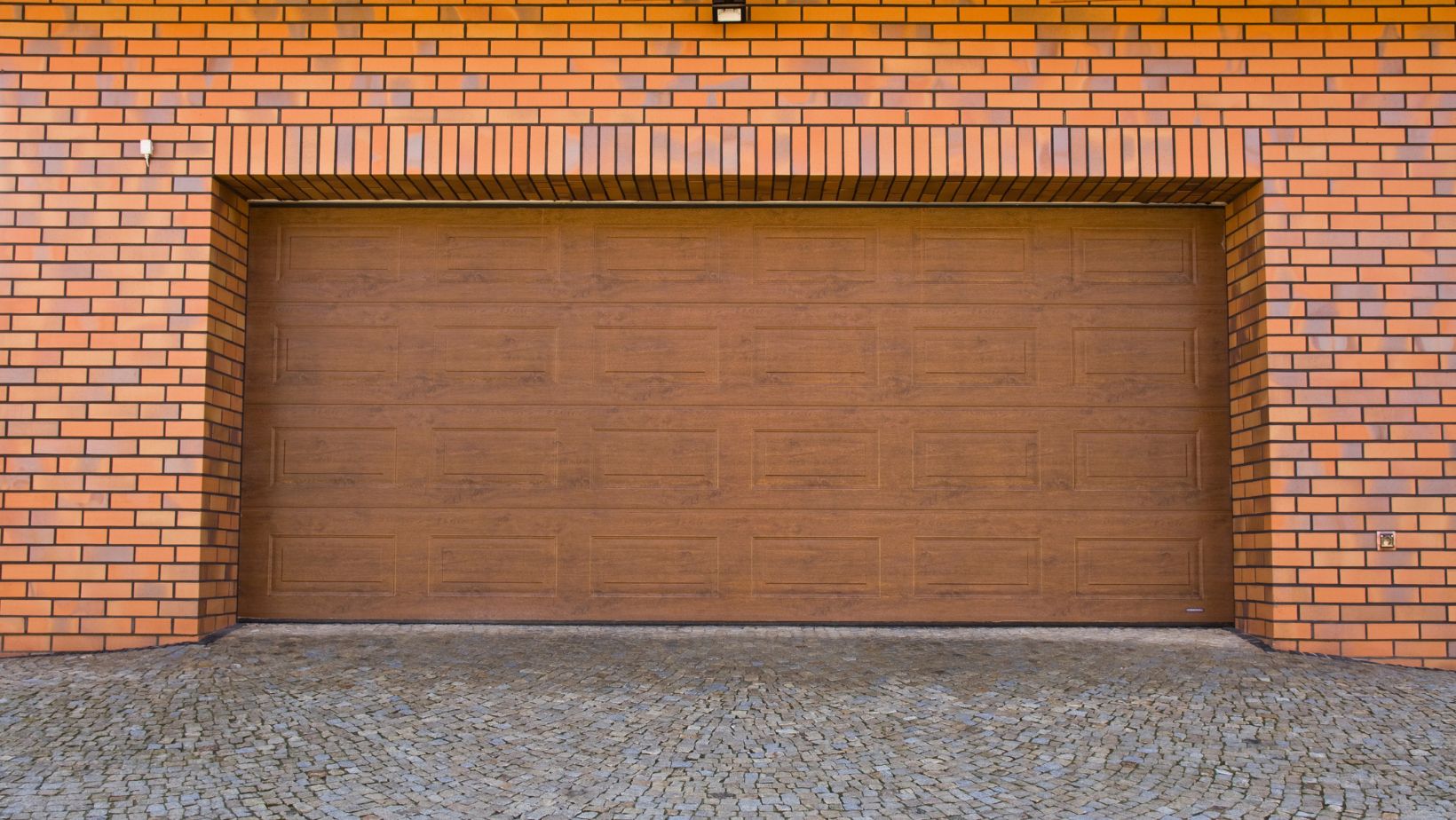 best garage door color for red brick house