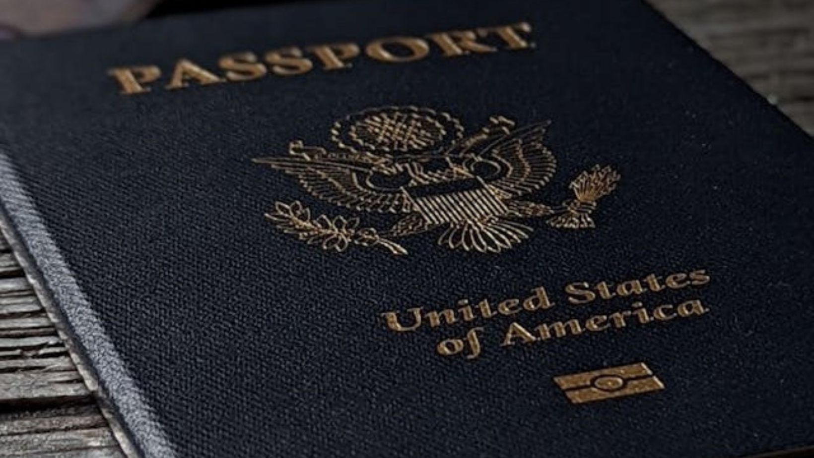 Picture of the USA passport 